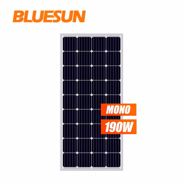 12V 190W Monocrystalline Solar Panel