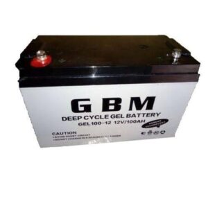 Gbm 12volts 100ah Solar Inverter Deep Cycle Gel Battery