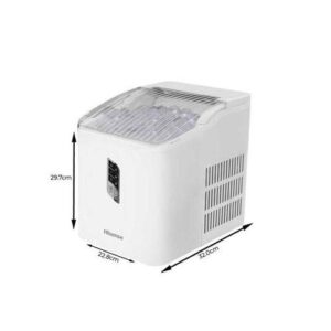 Hisense 12KG Ice Maker 1500ml – 9pcs/7mins ICM1244