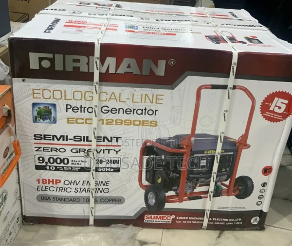 SUMEC FIRMAN FIRMAN 12KVA ECO12990ES Generator Key Start 100% Copper Coil