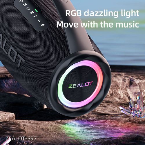 Zealot S97 80W Speaker-SUPER BASS16000mAh Battery